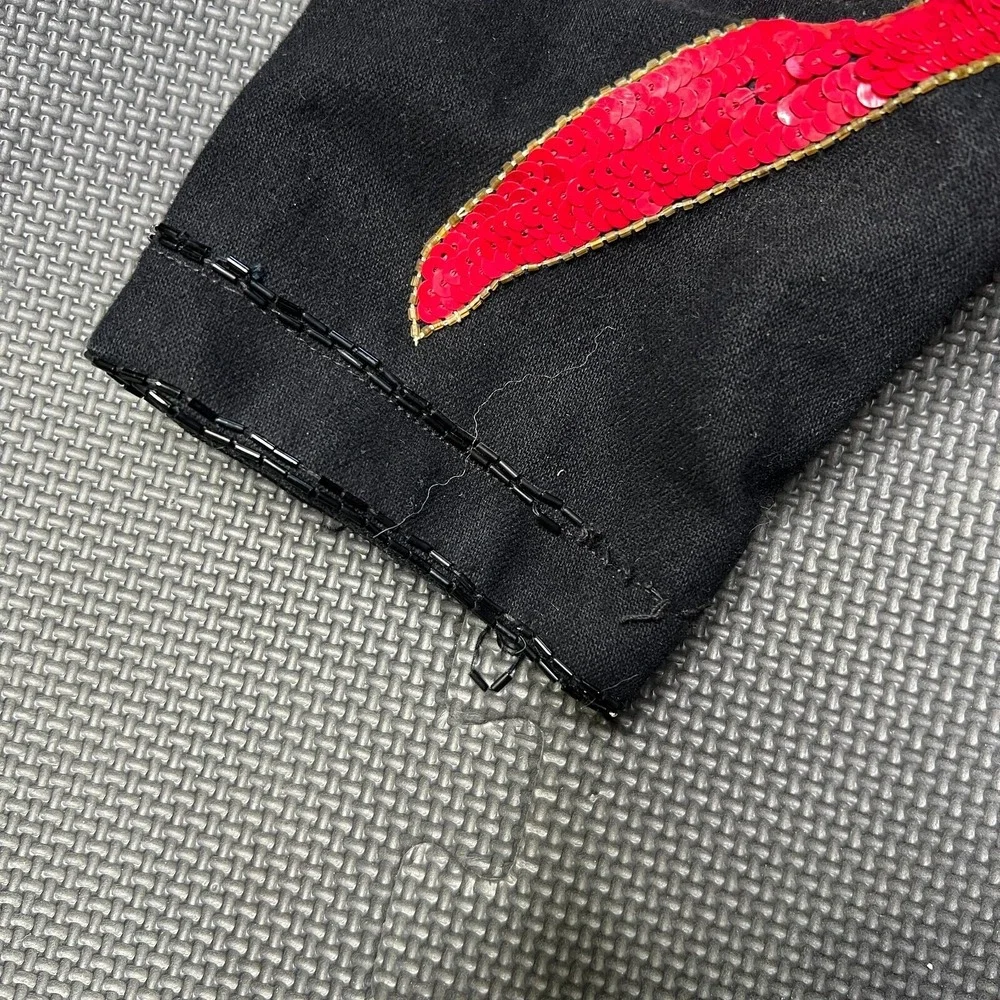 Vintage‎ Modi Denim Sequin Broadway Musicals Jacket Size Small/Medium Vintage